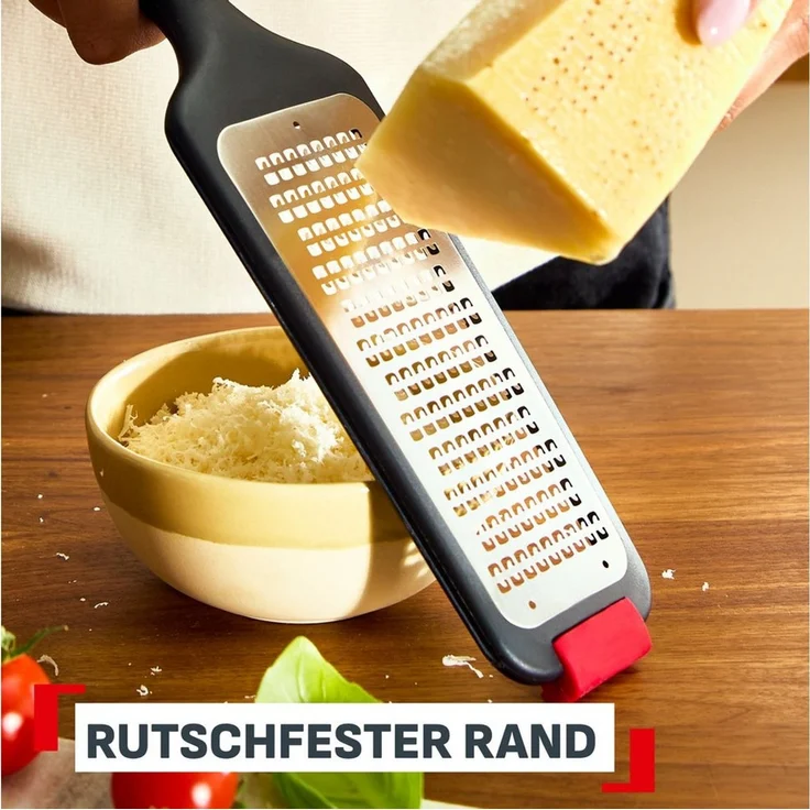 Tefal Ingenio+ Universalreibe K19910 – Küchenreibe aus glasfaserverstärktem Nylon, hitzebeständig bis 230 °C, kratzfest, spülmaschinenfest, ideal zum feinen Reiben und Zerkleinern von Obst & Gemüse – Bild 4