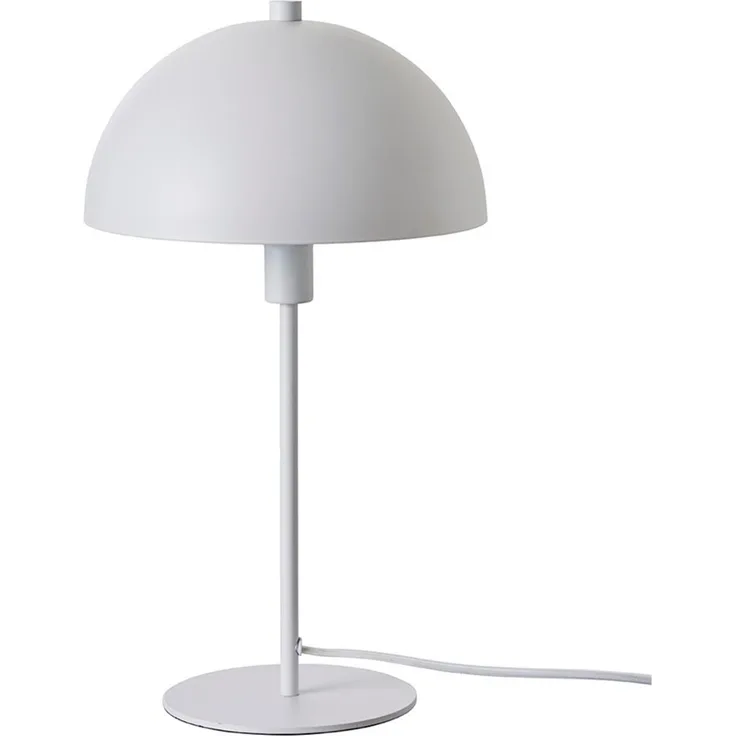 Dyberg Larsen Stockholm, Tischlampe aus Metall, dimmbar, mit Berührungssensor, weiß