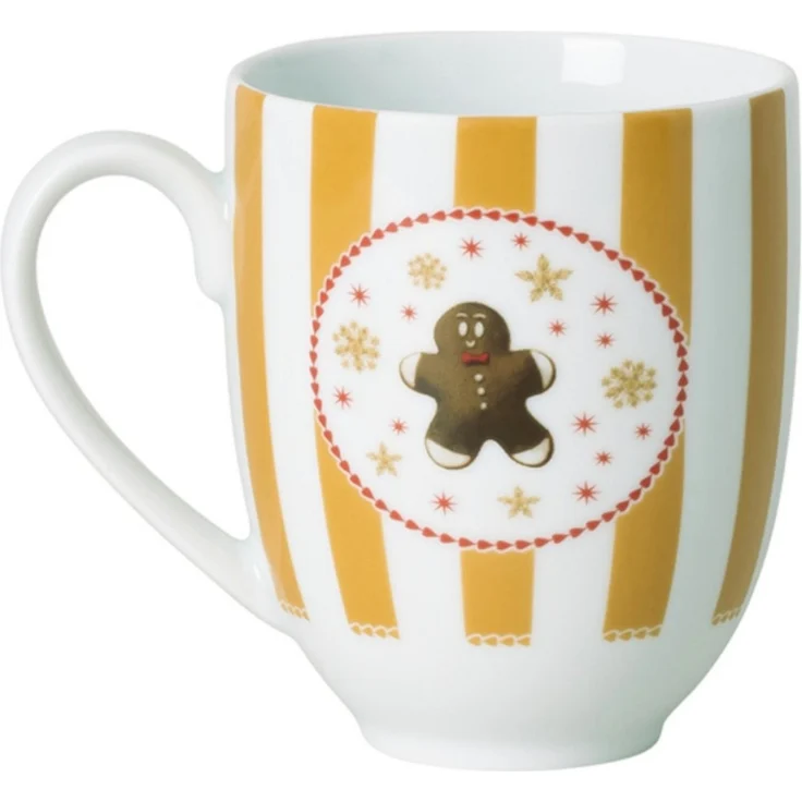 Hutschenreuther Becher mit Henkel Christmas Love beige – Bild 1