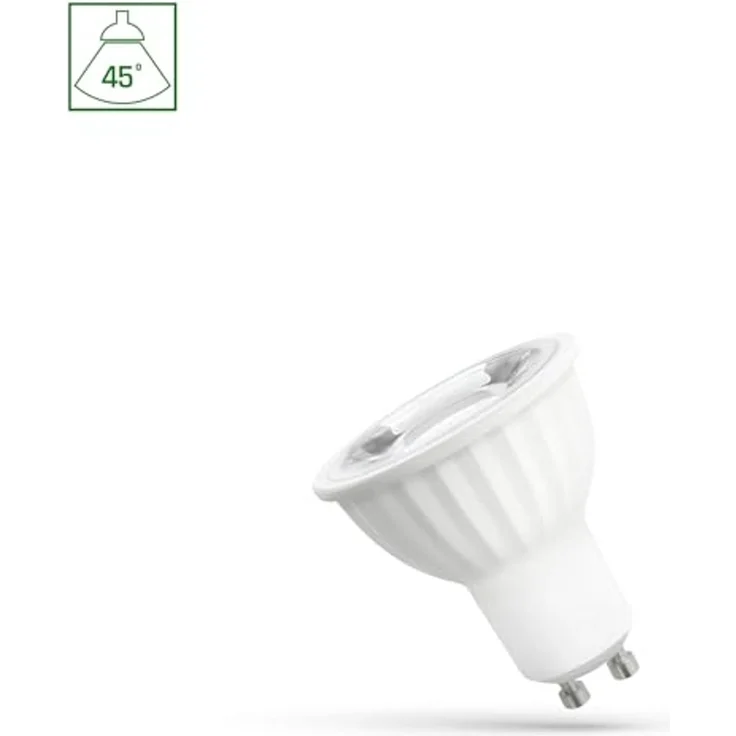 LED GU10 6W 230V AC Neutralweiß GU10 GU5.3 530 Lumen 45° – Bild 2