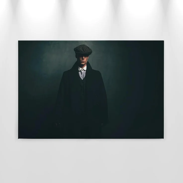 Leinwandbild Mann Grün Schwarz 90x60 DD120415 Keilrahmen Wandbild Leinwand – Bild 8