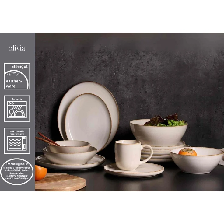 Ritzenhoff & Breker Olivia Suppenteller ø 20 cm 4er Set – Bild 2