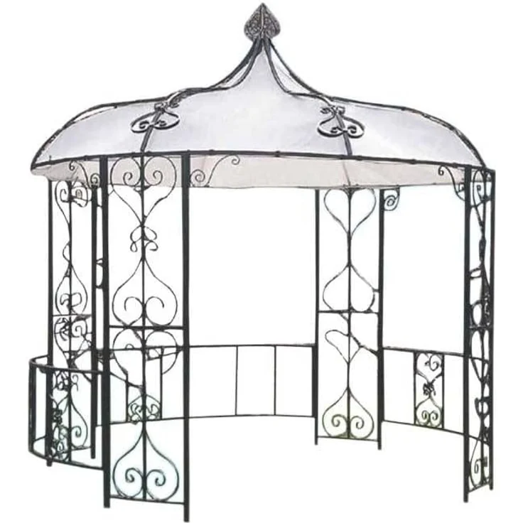 Primaster Metallpavillon Orient Pavillon Gartenpavillon Gartenzelt Gartenlaube – Bild 2