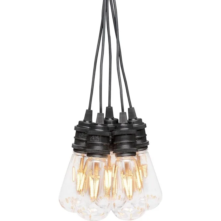 KONSTSMIDE No. 2365-800 LED globe Party Lichterkette retro Design birnenförmig dimmbar IP44