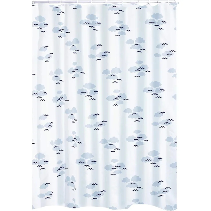 Ridder Duschvorhang Helgoland blau Breite 120 cm