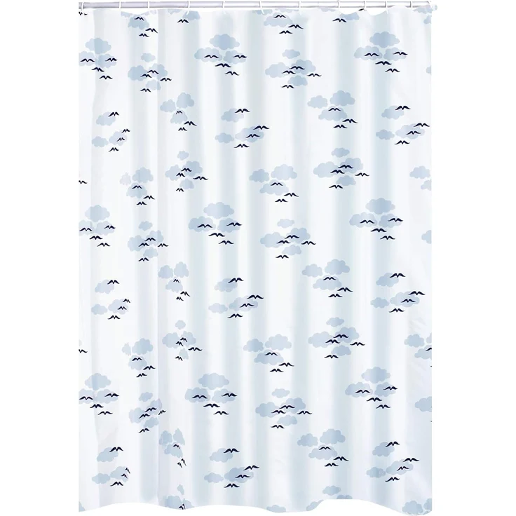 Ridder Duschvorhang Helgoland blau Breite 120 cm – Bild 1