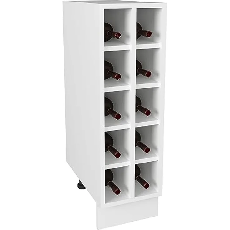 VCM Küchenmöbel Unterschrank Esilo 919424 Weiß H. 82 x B. 25 x T. 44 cm