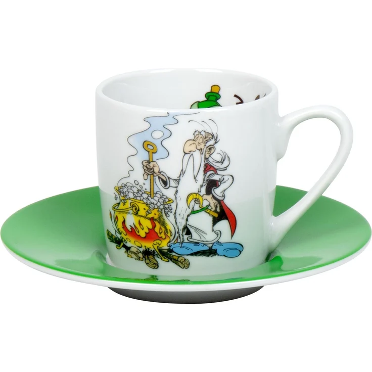KÖNITZ 1150532055 Espressotasse Asterix Espresso ist fertig! 85 ml, Porzellan – Bild 1