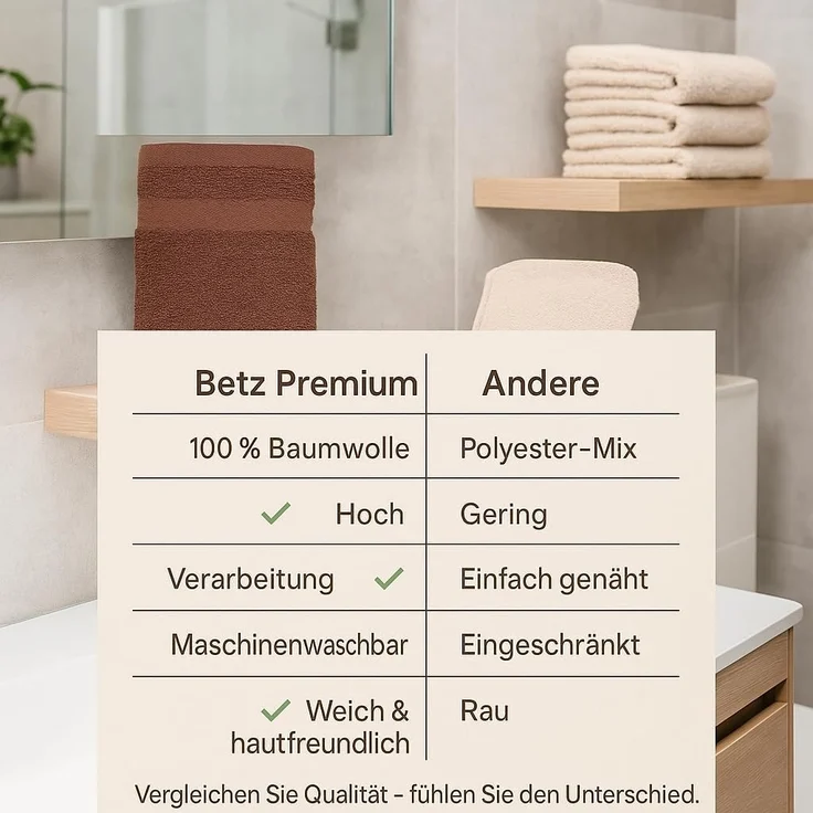 Betz Waschhandschuh 10-tlg. PREMIUM Größe 16 cmx21 cm, Baumwolle (Set, 10-St), 100% baumwolle – Bild 8