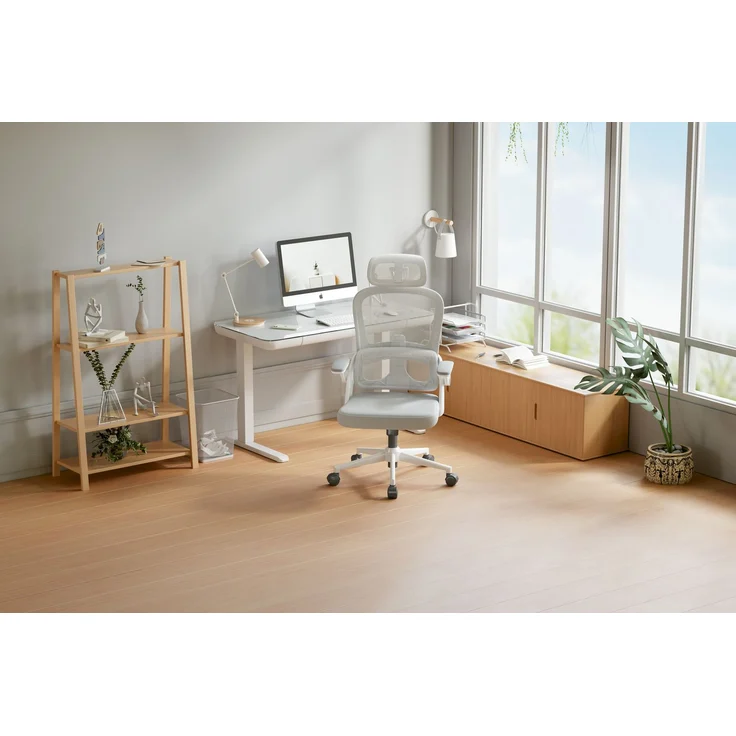 Sihoo Ergonomischer Stuhl 102C, 126 x 75 cm, in Weiß – Bild 6