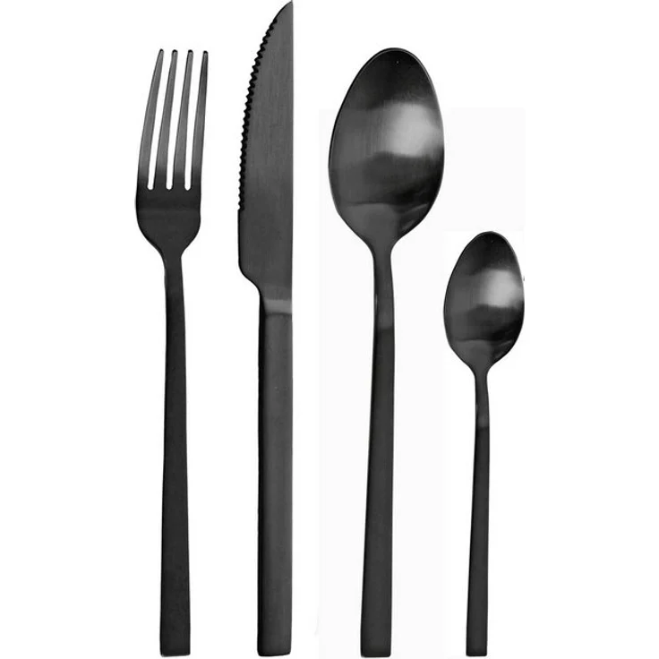 PINTINOX Besteck-Set DUKE CARBON (24-tlg), 6 Personen, Edelstahl 18/0, in moderner und zeitloser Formgebung – Bild 4