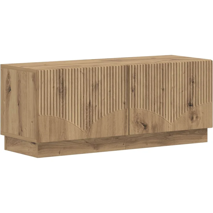 vidaXL LED-TV-Schrank HOORN 3 stk. Artisan-Eiche Holzwerkstoff 3416851 – Bild 4