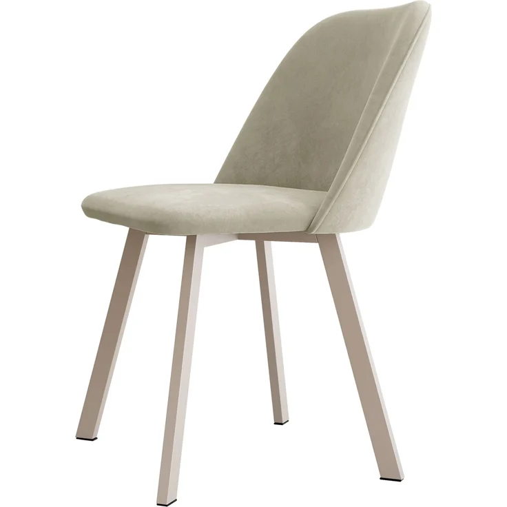 Mirjan24 Polsterstuhl K109 (Farbe: Magic Velvet 2201), 80 x 58 x 47 cm – Bild 1