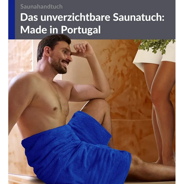Lashuma Saunatuch XXL Handtuch London, Frottee (1-St), großes Badetuch Damen & Badehandtuch Herren 80x200 - Saunahandtuch – Bild 3