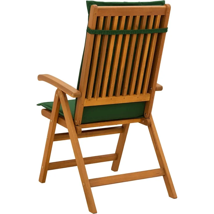 vidaXL Liegestühle für den Garten 8 stk. Natur Massivholz Akazie 3434481 – Bild 3