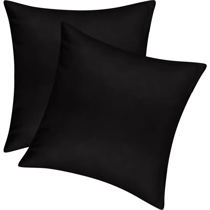 Pataya Kissenbezug 100% Baumwolle, weiche Kopfkissenbezug, Kissenhülle, Kissenbezüge, (2 Stück), Weich und Atmungsaktiv, Jersey, 140 g/m²