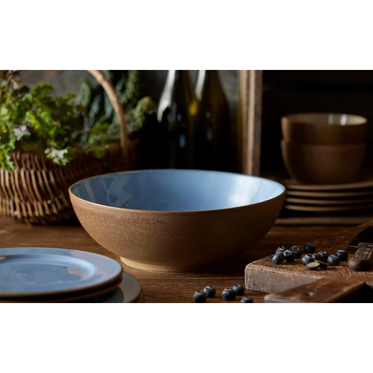 Bitz Dessertteller 22 cm Wood/Ocean Steinzeug – Bild 2