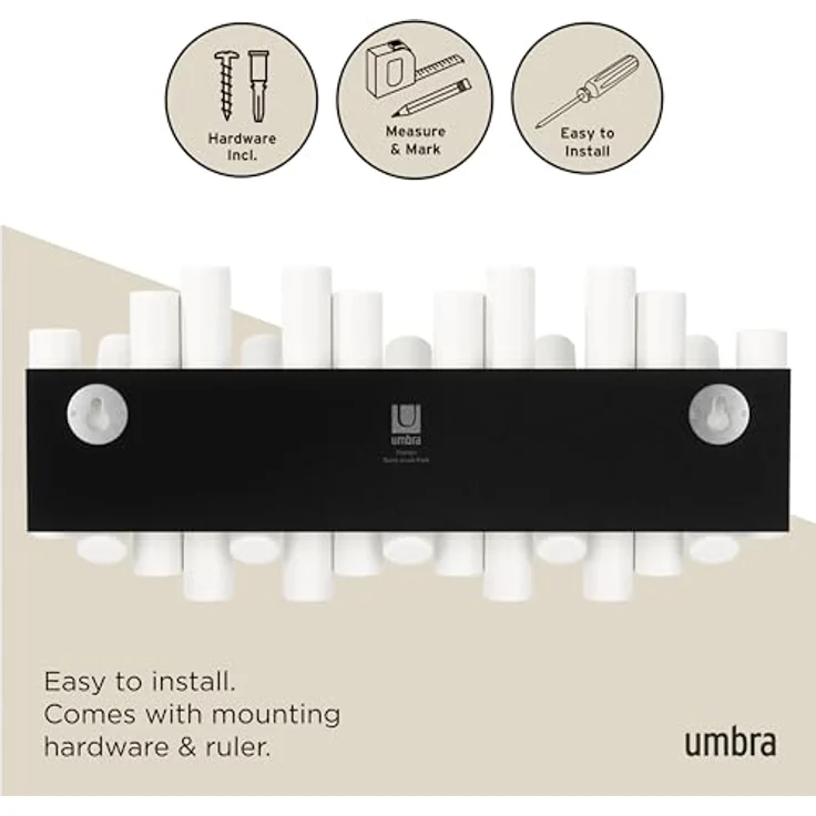 Umbra Wandgarderobe Umbra Picket Wandgarderobe mit 5 Haken – Bild 7
