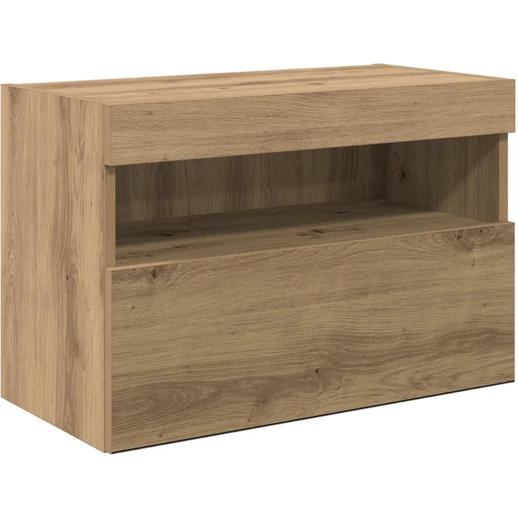 vidaXL TV-Wandgeräte Wandmontiert 6 pcs Artisan-Eiche Holzwerkstoff 3402975 – Bild 8