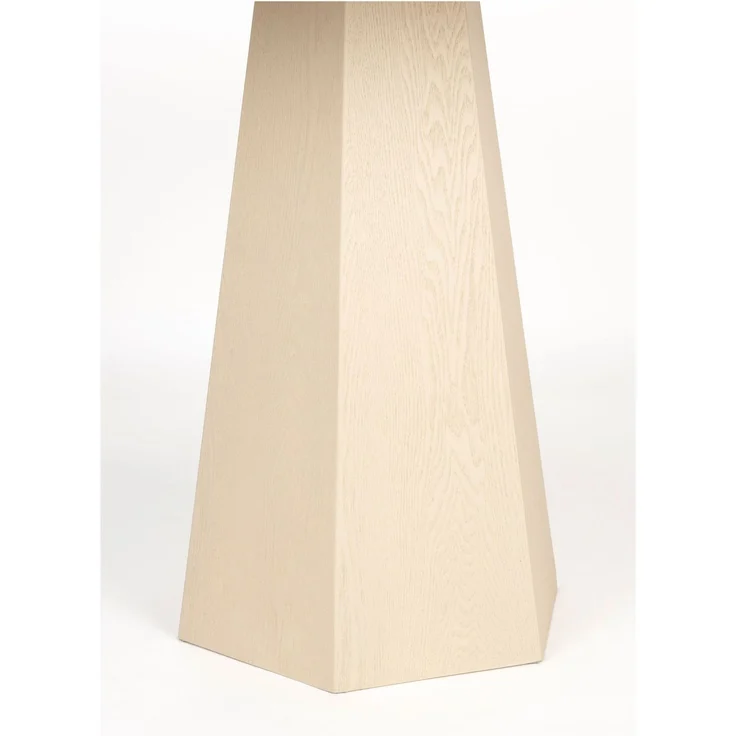 Zuiver Esstisch Pilar Rund aus Eschenfurnier in Beige, Ø100 cm, 100x100x76 cm – Bild 3