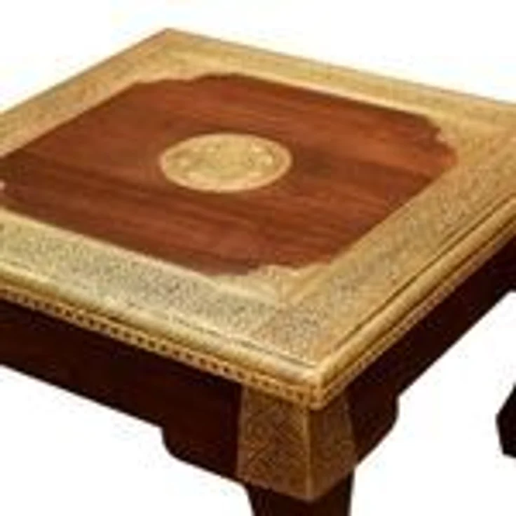 Orientalischer Opiumtisch Messing S – Bild 3