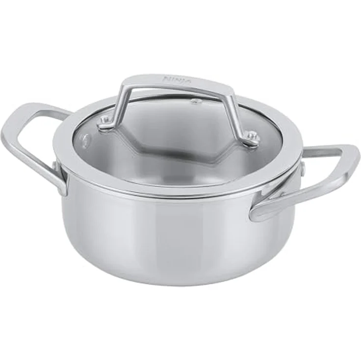 NINJA Bratentopf Ø16cm EverClad Edelstahl – Bild 2