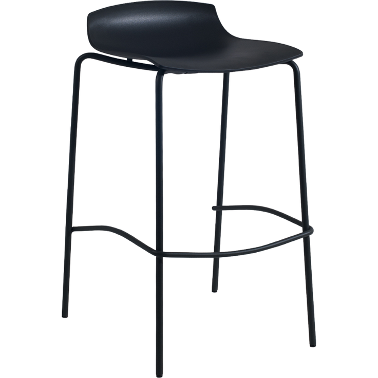 Barhocker Papatya X-Treme BSS Pro schwarz, Beine schwarz