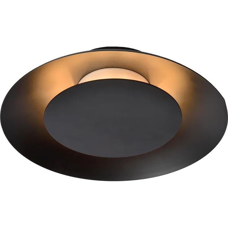 Ceiling lamp Lucide Decke metal black Lucide FOSKAL ledowy 79177/06/30