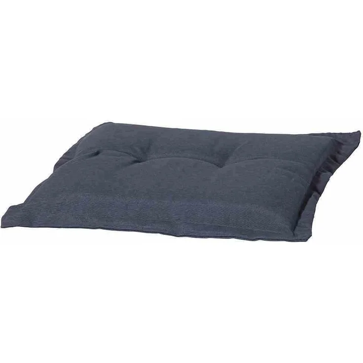 MADISON HOCKB239 Hockerauflage, Panama grau, 50% Baumwolle, 45% Polyester, 50 x 6 x 50 cm