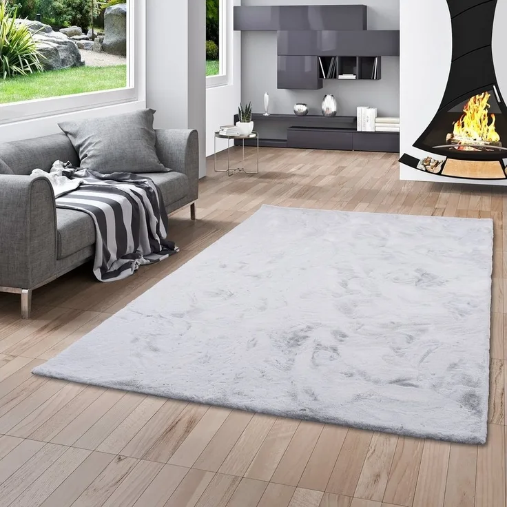 Pergamon Fellteppich Fellteppich Luxus Super Soft Plush, Rechteckig, Höhe: 25 mm