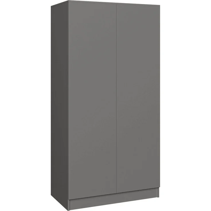 Beautysofa Kleiderschrank Zweitüriger mit Drehtürenschrank LOOK (Breite: 90 cm, Modernes TIP-ON Öffnungssystem (griffloses Öffnen möglich) Erhältlich mit oder ohne Schubladen – Bild 4