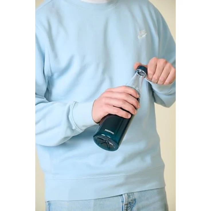 Trinkflasche PROFINO SPARKLE LB 27.70x7.50 cm blau – Bild 4