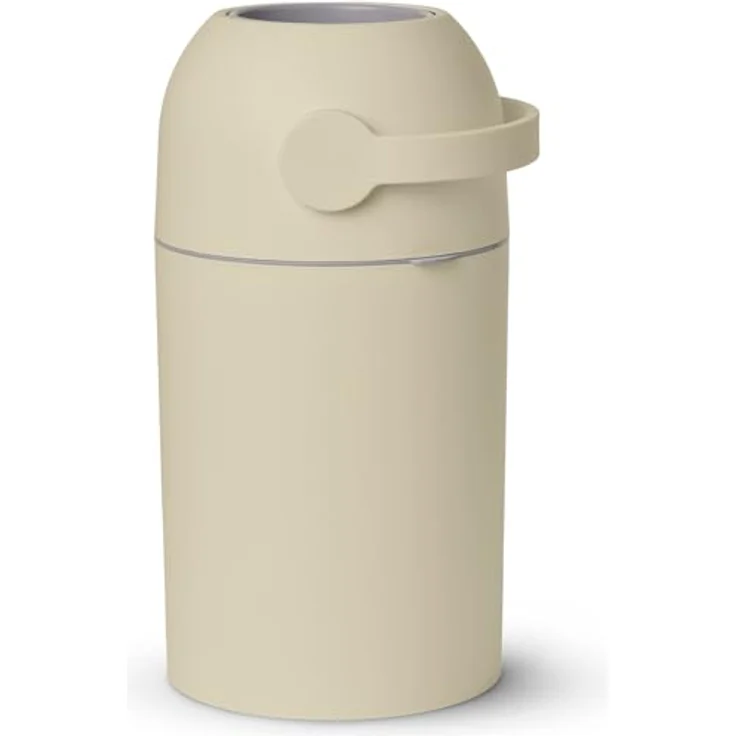 Magic Windeleimer Magic Majestic, geruchsfrei für handelsübliche Müllbeutel, inkl. 1 Rolle mit 15 Windelbeuteln, Beige – Bild 1