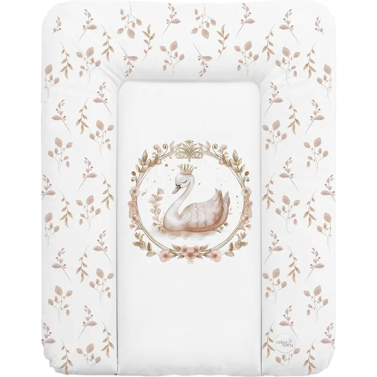 Ceba Baby® weiche Wickelauflage 50x70 cm - Baby Wickelunterlage - Wickeltischauflage für Junge und Mädchen - Wasserdicht, abwaschbar - OEKO-TEX® Standard 100 - Made in EU - Glamour-Stil