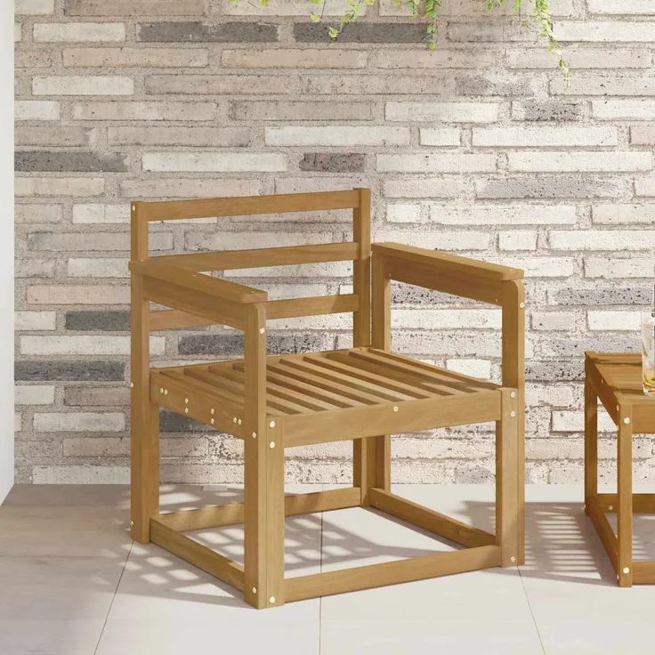 vidaXL Outdoor-Sofagarnitur Massivholz Akazie Weiß 3438963