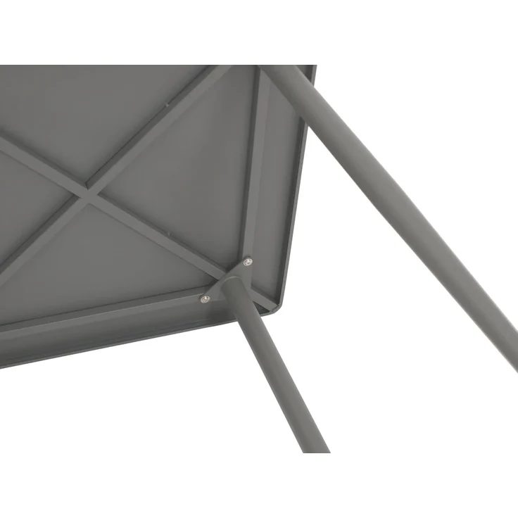DEGAMO DENVER Bistrotisch, Stahl, grau, 70x70cm – Bild 7
