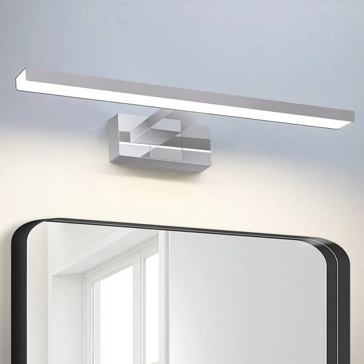 Nettlife LED Spiegelleuchte Spiegellampe leuchte Wand 40CM, LED fest integriert, Neutralweiß, internes Netzteil,für – Bild 5