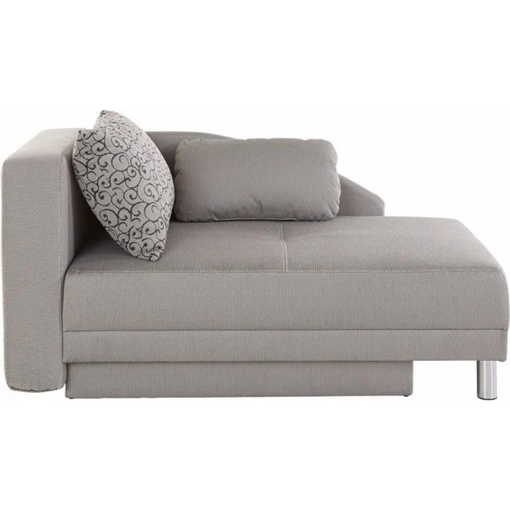 Jockenhöfer Gruppe Recamiere Roy, Chaiselongue mit Bettfunktion und Bettkasten, inklusive Federkern – Bild 4
