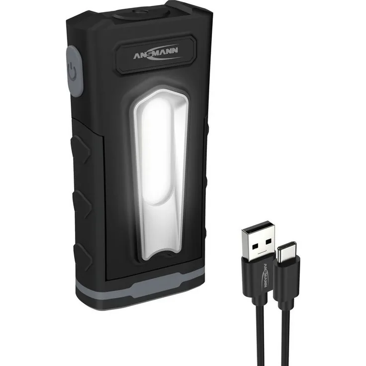 ANSMANN AG LED Arbeitsleuchte Inspektionsleuchte 10W SMD-LED bis zu 500 lm, inkl. Notfallfunktion, LED