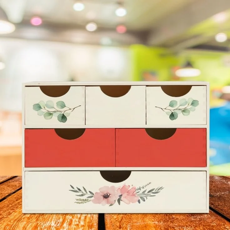 Schubladenbox Holz – Bild 5