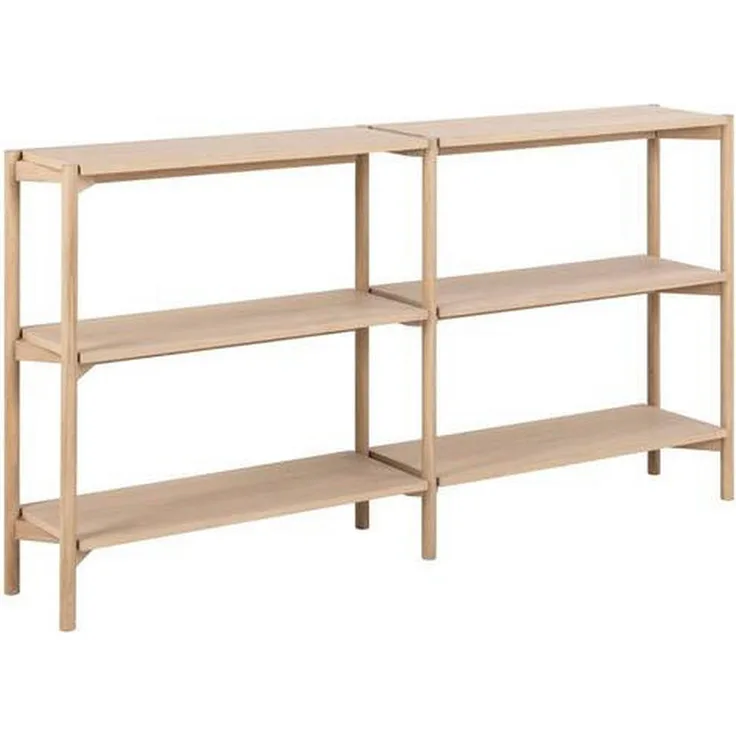 XXXL Xxxl Regal Eiche massiv, 4 Fächer, 169x88.4x30 cm, Typenauswahl, stehend, für Wohnzimmer