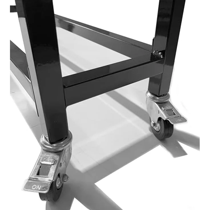 Quick Star Kaminholzregal Kaminholzregal 65x25x65cm cm mit Rollen, BxTxH:65x25x65 cm, Mit Laufrollen und Feststellbremse – Bild 5