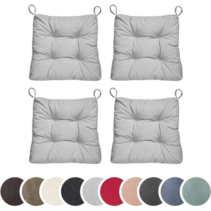 sleepling Stuhlkissen Eva, für Indoor und Outdoor, mit Klettverschluss, abriebfest und langlebig – Bild 2