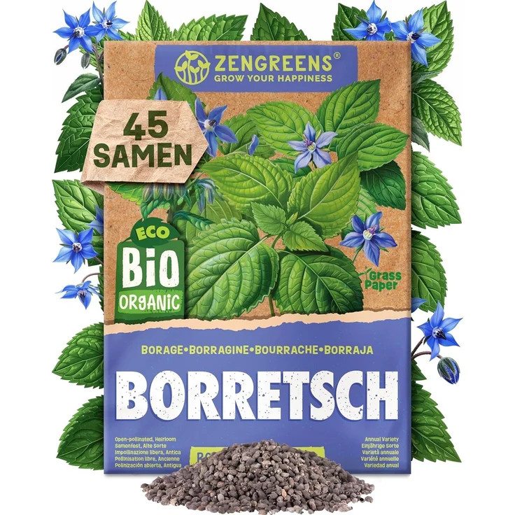 ZenGreens® - Bio Kräutersamen im 40er Set - 40 Kräuter Samen für den einfachen Anbau im Garten, Balkon oder Hochbeet - Pflanzensamen - Saatgut – Bild 29