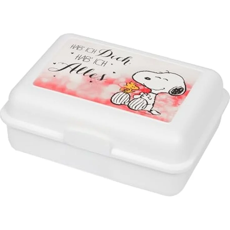 United Labels® Lunchbox Peanuts Snoopy - Hab ich Dich hab ich Alles, Kunststoff (PP) – Bild 1