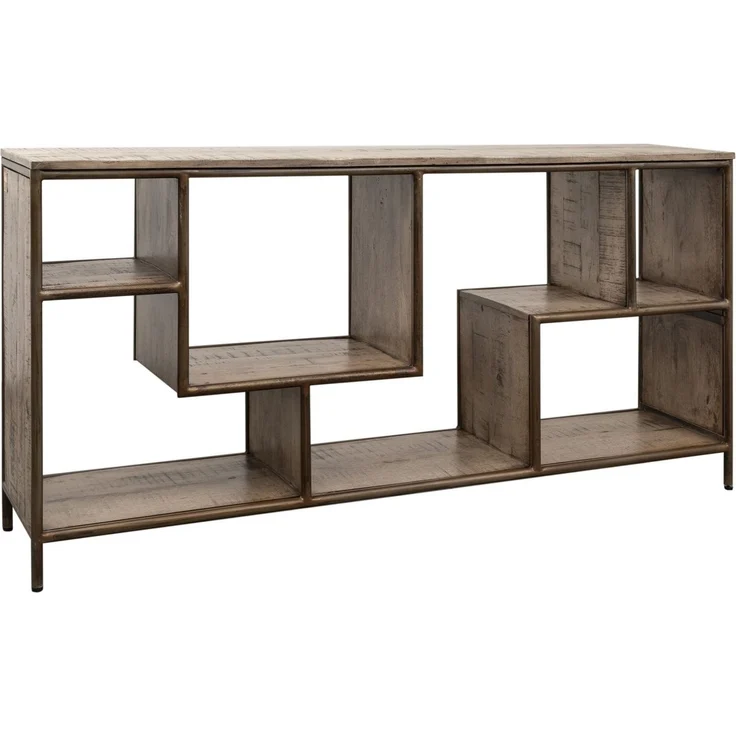 Regal Mango 183x40x90 braun lackiert HEAVY INDUSTRY #206 – Bild 9