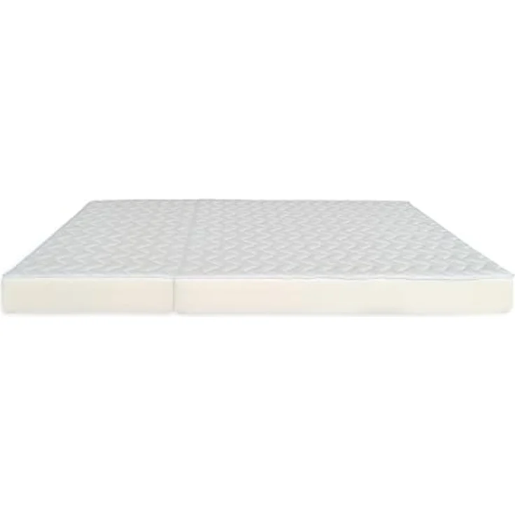 Vente-unique - PARTY Matratze Stoff Weiß - B 140 cm x H 12 cm x L 190 cm – Bild 3