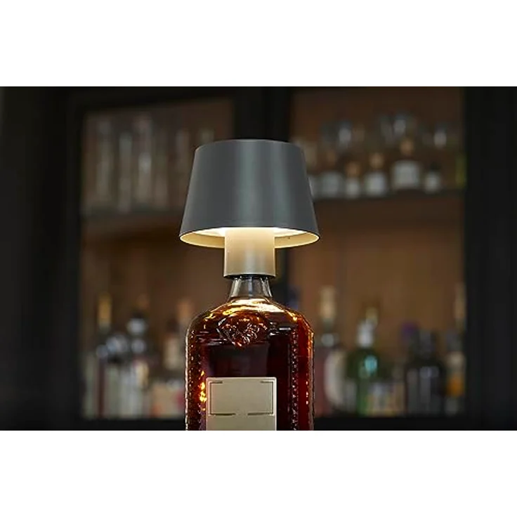 Northpoint LED Tischleuchte LED Akku Tischlampe Flaschenleuchte 3in1 45cm warmweiß – Bild 5