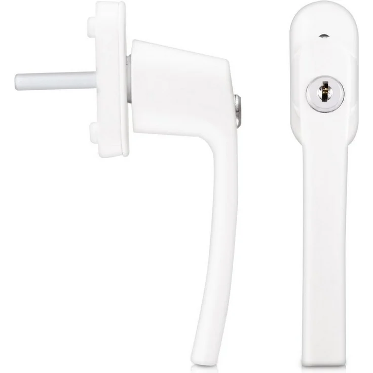 kwmobile Möbelgriff 8x abschließbare Fenstergriffe - Kindersicherung, Stiftlänge 35mm (1-St) – Bild 2