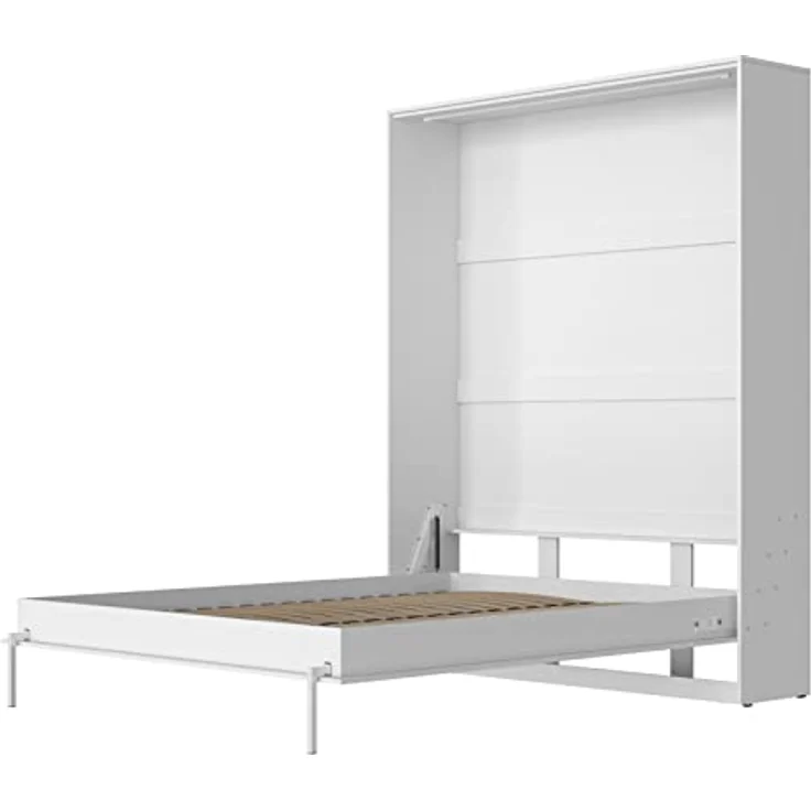 SMARTBett Schrankbett Classic mit Gasdruckfedern 100x200cm 140x200cm 160x200cm horizontal/quer oder vertikal/hochkant klappbar – Bild 2